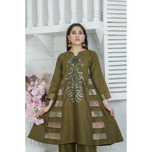 2 Piece Kurti Salwar Embroidery Set - Pure Cotton Collection Stylish Solid Color Light Weight Cotton Fabric Suit Top Bottom Salwar Kameez Indian Pakistani Embroidered Suit For Event Party Outdoor Dress - Dark Green 2 Piece Kurti Salwar Embroidery Set - Pure Cotton Collection Stylish Solid Color Light Weight Cotton Fabric Suit Top Bottom Salwar Kameez Indian Pakistani Embroidered Suit For Event Party Outdoor Dress - Dark Green