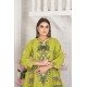 2 Piece Kurti Salwar Embroidery Set - Pure Cotton Collection Stylish Solid Color Light Weight Cotton Fabric Suit Top Bottom Salwar Kameez Indian Pakistani Embroidered Suit For Event Party Outdoor Dress - Green