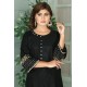 2 Piece Kurti Salwar Embroidery Set - Pure Cotton Collection Stylish Solid Color Light Weight Cotton Fabric Suit Top Bottom Salwar Kameez Indian Pakistani Embroidered Suit For Event Party Outdoor Dress - Black 2 Piece Kurti Salwar Embroidery Set - Pure Cotton Collection Stylish Solid Color Light Weight Cotton Fabric Suit Top Bottom Salwar Kameez Indian Pakistani Embroidered Suit For Event Party Outdoor Dress - Black