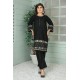 2 Piece Kurti Salwar Embroidery Set - Pure Cotton Collection Stylish Solid Color Light Weight Cotton Fabric Suit Top Bottom Salwar Kameez Indian Pakistani Embroidered Suit For Event Party Outdoor Dress - Black 2 Piece Kurti Salwar Embroidery Set - Pure Cotton Collection Stylish Solid Color Light Weight Cotton Fabric Suit Top Bottom Salwar Kameez Indian Pakistani Embroidered Suit For Event Party Outdoor Dress - Black
