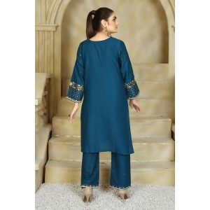 2 Piece Kurti Salwar Embroidery Set - Pure Cotton Collection Stylish Solid Color Light Weight Cotton Fabric Suit Top Bottom Salwar Kameez Indian Pakistani Embroidered Suit For Event Party Outdoor Dress - Dark Blue 2 Piece Kurti Salwar Embroidery Set - Pure Cotton Collection Stylish Solid Color Light Weight Cotton Fabric Suit Top Bottom Salwar Kameez Indian Pakistani Embroidered Suit For Event Party Outdoor Dress - Dark Blue