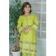 2 Piece Kurti Salwar Embroidery Set - Pure Cotton Collection Stylish Solid Color Light Weight Cotton Fabric Suit Top Bottom Salwar Kameez Indian Pakistani Embroidered Suit For Event Party Outdoor Dress - Green 2 Piece Kurti Salwar Embroidery Set - Pure Cotton Collection Stylish Solid Color Light Weight Cotton Fabric Suit Top Bottom Salwar Kameez Indian Pakistani Embroidered Suit For Event Party Outdoor Dress - Green