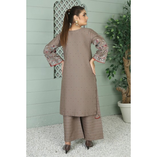 2 Piece Kurti Salwar Embroidery Set - Pure Cotton Collection Stylish Solid Color Light Weight Cotton Fabric Suit Top Bottom Salwar Kameez Indian Pakistani Embroidered Suit For Event Party Outdoor Dress - Khaki 2 Piece Kurti Salwar Embroidery Set - Pure Cotton Collection Stylish Solid Color Light Weight Cotton Fabric Suit Top Bottom Salwar Kameez Indian Pakistani Embroidered Suit For Event Party Outdoor Dress - Khaki