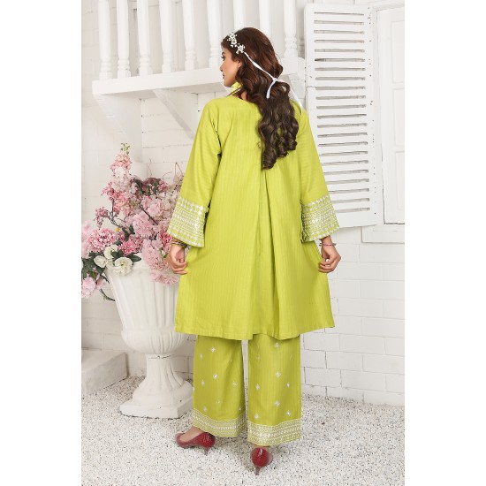 2 Piece Kurti Salwar Embroidery Set - Pure Cotton Collection Stylish Solid Color Light Weight Cotton Fabric Suit Top Bottom Salwar Kameez Indian Pakistani Embroidered Suit For Event Party Outdoor Dress - Green 2 Piece Kurti Salwar Embroidery Set - Pure Cotton Collection Stylish Solid Color Light Weight Cotton Fabric Suit Top Bottom Salwar Kameez Indian Pakistani Embroidered Suit For Event Party Outdoor Dress - Green