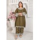 2 Piece Kurti Salwar Embroidery Set - Pure Cotton Collection Stylish Solid Color Light Weight Cotton Fabric Suit Top Bottom Salwar Kameez Indian Pakistani Embroidered Suit For Event Party Outdoor Dress - Dark Green 2 Piece Kurti Salwar Embroidery Set - Pure Cotton Collection Stylish Solid Color Light Weight Cotton Fabric Suit Top Bottom Salwar Kameez Indian Pakistani Embroidered Suit For Event Party Outdoor Dress - Dark Green