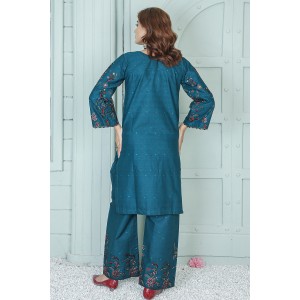 2 Piece Kurti Salwar Embroidery Set - Pure Cotton Collection Stylish Solid Color Light Weight Cotton Fabric Suit Top Bottom Salwar Kameez Indian Pakistani Embroidered Suit For Event Party Outdoor Dress - Dark Blue 2 Piece Kurti Salwar Embroidery Set - Pure Cotton Collection Stylish Solid Color Light Weight Cotton Fabric Suit Top Bottom Salwar Kameez Indian Pakistani Embroidered Suit For Event Party Outdoor Dress - Dark Blue