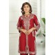 2 Piece Kurti Salwar Embroidery Set - Pure Cotton Collection Stylish Solid Color Light Weight Cotton Fabric Suit Top Bottom Salwar Kameez Indian Pakistani Embroidered Suit For Event Party Outdoor Dress - Maroon 2 Piece Kurti Salwar Embroidery Set - Pure Cotton Collection Stylish Solid Color Light Weight Cotton Fabric Suit Top Bottom Salwar Kameez Indian Pakistani Embroidered Suit For Event Party Outdoor Dress - Maroon