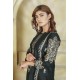 2 Piece Kurti Salwar Embroidery Set - Pure Cotton Collection Stylish Solid Color Light Weight Cotton Fabric Suit Top Bottom Salwar Kameez Indian Pakistani Embroidered Suit For Event Party Outdoor Dress - Black