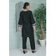 2 Piece Kurti Salwar Embroidery Set - Pure Cotton Collection Stylish Solid Color Light Weight Cotton Fabric Suit Top Bottom Salwar Kameez Indian Pakistani Embroidered Suit For Event Party Outdoor Dress - Black 2 Piece Kurti Salwar Embroidery Set - Pure Cotton Collection Stylish Solid Color Light Weight Cotton Fabric Suit Top Bottom Salwar Kameez Indian Pakistani Embroidered Suit For Event Party Outdoor Dress - Black