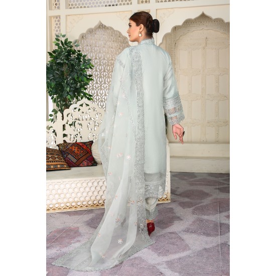 3 Piece Fancy Embroidery Dress - Stylish Light Weight Chiffon Organza Fabric Suit Indian Pakistani Fancy Embroidered Dress For Events Party Outdoor Dress - Green 3 Piece Fancy Embroidery Dress - Stylish Light Weight Chiffon Organza Fabric Suit Indian Pakistani Fancy Embroidered Dress For Events Party Outdoor Dress - Green