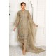3 Piece Fancy Embroidery Dress - Stylish Light Weight Chiffon Organza Fabric Suit Indian Pakistani Fancy Embroidered Dress For Events Party Outdoor Dress - Khaki 3 Piece Fancy Embroidery Dress - Stylish Light Weight Chiffon Organza Fabric Suit Indian Pakistani Fancy Embroidered Dress For Events Party Outdoor Dress - Khaki
