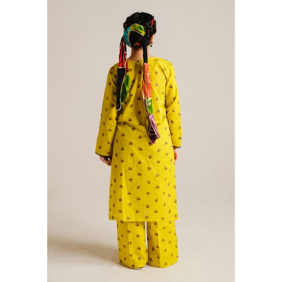 2 Piece Digital Print Kurti Salwar Set - Pure Cotton Collection Stylish Light Weight Cotton Fabric Suit Top Bottom Salwar Kameez Indian Pakistani Printed Suit For Casual Outdoor Dress - Yellow 2 Piece Digital Print Kurti Salwar Set - Pure Cotton Collection Stylish Light Weight Cotton Fabric Suit Top Bottom Salwar Kameez Indian Pakistani Printed Suit For Casual Outdoor Dress - Yellow