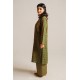 2 Piece Digital Print Kurti Salwar Set - Pure Cotton Collection Stylish Light Weight Cotton Fabric Suit Top Bottom Salwar Kameez Indian Pakistani Printed Suit For Casual Outdoor Dress - Dark Green