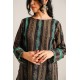 2 Piece Digital Print Kurti Salwar Set - Pure Cotton Collection Stylish Light Weight Cotton Fabric Suit Top Bottom Salwar Kameez Indian Pakistani Printed Suit For Casual Outdoor Dress - Black