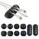 Set Of 10pcs Cable Organizer Management Strong Adhesive Silicone