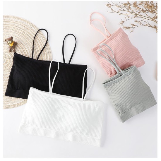 Korean Version Soft Cotton Bra For Women - White