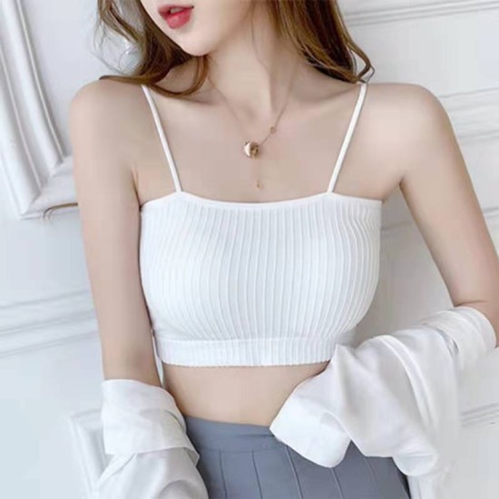 Korean Version Soft Cotton Bra For Women - White