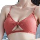 Cross-Border Strap Base Ring Bra - Peach