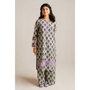  2 Piece Digital Print Kurti Salwar Set - Pure Cotton Collection Stylish Light Weight Cotton Fabric Suit Top Bottom Salwar Kameez Indian Pakistani Printed Suit For Casual Outdoor Dress - Multicolor