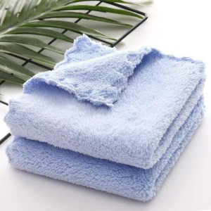  High Quality Fiber new born Home Cleaning Towel 25x25cm