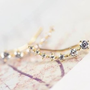 Zircon Earrings For Women Girl Accessories Jewelry Golden