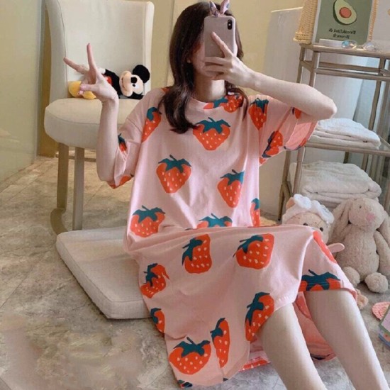 Single Pcs Nightwear For Women Sleepwear Pink Single Pcs Nightwear For Women Sleepwear Pink