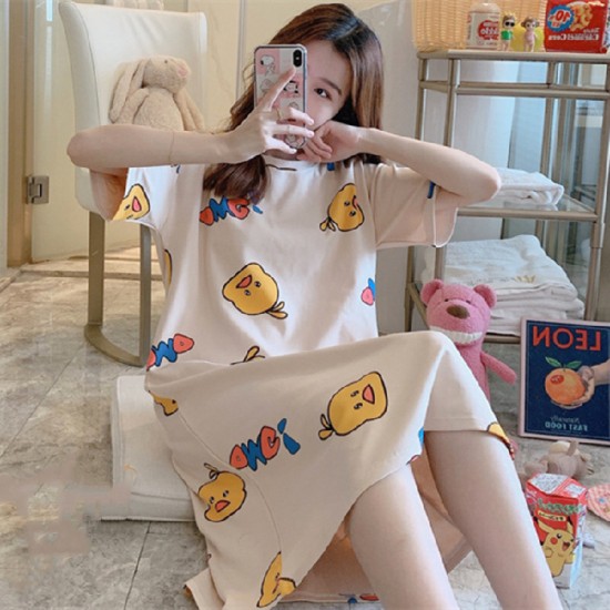 Single Pcs Nightwear For Women Sleepwear Skin
