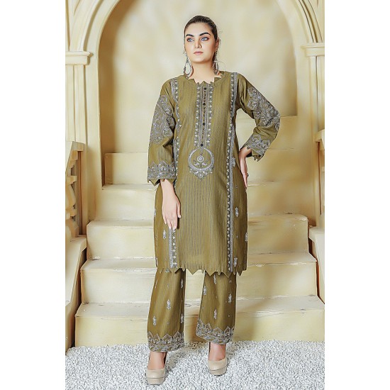 2 Piece Kurti Salwar Embroidery Set - Pure Cotton Collection Stylish Solid Color Light Weight Cotton Fabric Suit Top Bottom Salwar Kameez Indian Pakistani Embroidered Suit For Event Party Outdoor Dress - Dark Green 2 Piece Kurti Salwar Embroidery Set - Pure Cotton Collection Stylish Solid Color Light Weight Cotton Fabric Suit Top Bottom Salwar Kameez Indian Pakistani Embroidered Suit For Event Party Outdoor Dress - Dark Green