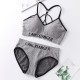 2PCS Beauty Back Sports Set Female - Gray 2PCS Beauty Back Sports Set Female - Gray