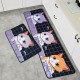 2Pcs Kitchen And Bathroom Non-Slip  Floor Mat Set 40x120 And 40x60 Black