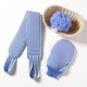 3 Pieces Body Cleaning Soft Cloth Back Scrubber Sponge gloves Set for Shower Blue 3 Pieces Body Cleaning Soft Cloth Back Scrubber Sponge gloves Set for Shower Blue