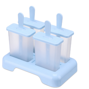 4 Pcs Ice Cream Mould Dust-Proof Blue