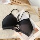 Cross-Border Strap Base Ring Bra - Black Cross-Border Strap Base Ring Bra - Black