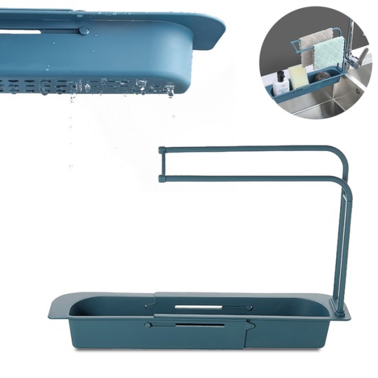 Dishwasher soap and towel sink Kitchen organizer - Dark Blue Dishwasher soap and towel sink Kitchen organizer - Dark Blue