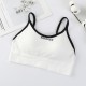 OLOEY Bra For Women Gym Crop Top - White