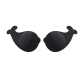 Silicone Nipple Cover Push Up Strapless Bra - Black