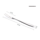 Luxury Stainless Steel Cake Dessert Mini Fork Silver Luxury Stainless Steel Cake Dessert Mini Fork Silver