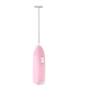 Milk Frother Mixer Portable Foamer Maker Without Battery Pink Milk Frother Mixer Portable Foamer Maker Without Battery Pink