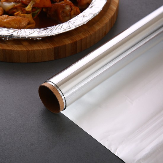 Aluminum Foil Paper Roll For Grilling Baking Roasting 3 Meter - Silver Aluminum Foil Paper Roll For Grilling Baking Roasting 3 Meter - Silver