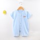 Baby jumpsuit short-sleeved summer  newborn romper - blue