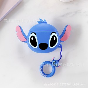 Cartoon 3D Earphone Case For Airpods 1 2 Silicone Cover - Blue