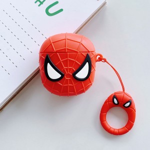 Cartoon 3D Earphone Case For Airpods 1 2 Silicone Cover Spider Man