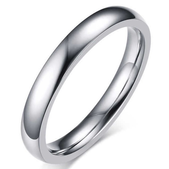 Ceramic Ring Smooth Cut Surface For Men Women Silver Ceramic Ring Smooth Cut Surface For Men Women Silver