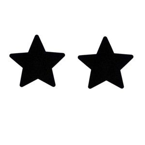 Cross Border Spot Black Ultra Thin Unisex Nipple Stickers Cover Black