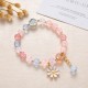 Crystal Daisy Female Jewelry Flower Bracelet Multi Color Crystal Daisy Female Jewelry Flower Bracelet Multi Color