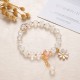 Crystal Daisy Female Jewelry Flower Bracelet Transparent Crystal Daisy Female Jewelry Flower Bracelet Transparent