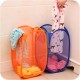 Baby Clothes Basket Basket - Newborn Infant Large Folding Hamper Clothes Basket Dirty Clothes Storage Net Basket For Kids (L 47 - W 32 - H 32 CM) - Orange Baby Clothes Basket Basket - Newborn Infant Large Folding Hamper Clothes Basket Dirty Clothes Storage Net Basket For Kids (L 47 - W 32 - H 32 CM) - Orange