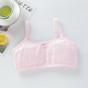 Girl Student Small Sling Pure Cotton Youth - Pink