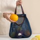 Kitchen Fruit And Vegetable Storage Mesh Hanging Bag - Dark Blue