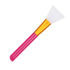 Makeup Facial Mud Mask Silicon Applicator Brush - Pink